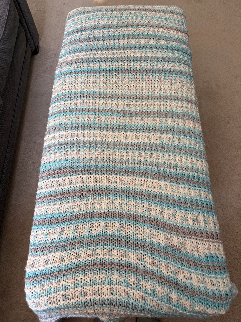 Hand Crocheted Rectangular Prayer Shawl
